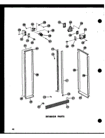Interior Parts (Sr25n-1-C / P60230-73Wc) (Sr25n-1-A / P60230-73Wa) (Sr25n-1 / P60230-73W) (Sr25n-1-Ag / P60230-73Wg) (Sd25n-1 / P60230-74W) (Sd25n-1-C / P60230-74Wc) (Sd25n-1-Ag / P60230-74Wg) (Sd25n-1-A / P60230-74Wa) (Spn22n / P60230-16W) (Spn22n-C / P60230-16Wc) (Spn22n-A parts for Amana Side-By-Side Refrigerator SR19N-1-AG-P60230-68WG from AppliancePartsPros.com