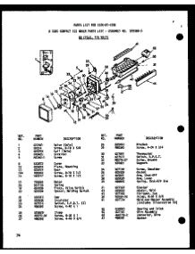 8 Cube Compact Ice Maker (Sr25w-C / P60350-39Wc) (Sr25w / P60350-39W) (Sr25w-A / P60350-39Wa) (Sr25w-L / P60350-38Wl) (Sr25w-Ag / P60350-39Wg) (Sd25w-C / P60350-40Wc) (Sd25w / P60350-40W) (Sd25w-A / P60350-40Wa) (Sd25w-L / P60350-40Wl) (Sd25w-Ag / P60350-40Wg) (Sr22w-C / P6035 parts for Amana Side-By-Side Refrigerator SR19W-L-P73320-11WL from AppliancePartsPros.com