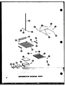 Refrigerator Interior Parts (Sr25w / P60340-75W) (Sr25w-C / P60340-75Wc) (Sr25w-Ag / P60340-75Wg) (Sr25w-A / P60340-75Wa) (Sd25w-C / P60340-76Wc) (Sd25w-A / P60340-76Wa) (Sd25w / P60340-76W) (Sd25w-Ag / P60340-76Wg) (Sr22w-C / P60340-72Wc) (Sr22w-A / P60340-72Wa) (Sr22w / P603 parts for Amana Side-By-Side Refrigerator SR19W-P60340-48W from AppliancePartsPros.com