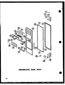 Refrigerator Door Parts (Sr25w-C / P73320-17Wc) (Sr25w-A / P73320-17Wa) (Sr25w-Ag / P73320-17Wg) (Sr25w / P73320-17W) (Sr25w-L / P73320-17Wl) (Sd25w-C / P73320-18Wc) (Sd25w / P73320-18W) (Sd25w-A / P73320-18Wa) (Sd25w-L / P73320-18Wl) (Sd25w-Ag / P73320-18Wg) (Sr22w-C / P73320 parts for Amana Side-By-Side Refrigerator SR19W-P73320-11W from AppliancePartsPros.com