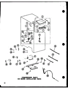 Compressor Parts Ice Maker Installation Parts parts for Amana Side-By-Side Refrigerator SR22E-A-P74870-3WA from AppliancePartsPros.com