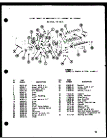 8 Cube Compact Ice Maker (Sr19f1 / P77000-8W) (Sr19f1-G / P77000-8Wg) (Sr19f1-L / P77000-8Wl) (Sr22f1 / P77000-1W) (Sr22f1-G / P77000-1Wg) (Sr22f1-C / P77000-1Wc) (Sr22f1-A / P77000-1Wa) (Sr22f1-L / P77000-1Wl) (Sr25f1-G / P77000-2Wg) (Sr25f1-L / P77000-2Wl) (Sr25f1 / P77000-2 parts for Amana Side-By-Side Refrigerator SR22F1-A-P77000-1WA from AppliancePartsPros.com