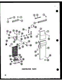 Evaporator Parts (Sr25w-C / P73320-17Wc) (Sr25w-A / P73320-17Wa) (Sr25w-Ag / P73320-17Wg) (Sr25w / P73320-17W) (Sr25w-L / P73320-17Wl) (Sd25w-C / P73320-18Wc) (Sd25w / P73320-18W) (Sd25w-A / P73320-18Wa) (Sd25w-L / P73320-18Wl) (Sd25w-Ag / P73320-18Wg) (Sr22w-C / P73320-20Wc) parts for Amana Side-By-Side Refrigerator SR22W-AG-P73320-20WG from AppliancePartsPros.com
