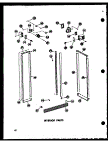 Interior Parts (Sr25w-A / P60340-15Wa) (Sr25w-C / P60340-15Wc) (Sr25w-Ag / P60340-15Wg) (Sr25w / P60340-15W) (Sd25w / P60340-25W) (Sd25w-C / P60340-25Wc) (Sd25w-Ag / P60340-25Wg) (Sd25w-A / P60340-25Wa) (Sr22w / P60340-18W) (Sr25w-C / P60340-18Wc) (Sr25w-Ag / P60340-18Wg) (Sr2 parts for Amana Side-By-Side Refrigerator SR22W-C-P60340-4WC from AppliancePartsPros.com
