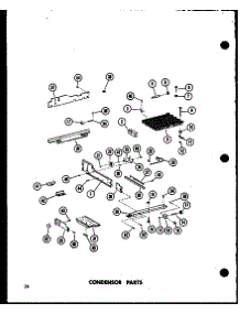 Condensor Parts parts for Amana Side-By-Side Refrigerator SR25B-P73320-38W from AppliancePartsPros.com