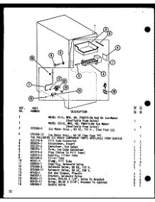 Icemaker parts for Amana Side-By-Side Refrigerator SR25F1-G-P77000-2WG from AppliancePartsPros.com