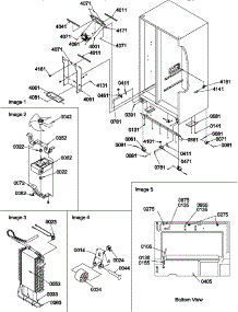 Drain System, Rollers, And Evaporator Assy parts for Amana Side-By-Side Refrigerator SR25TE-P1194002WE from AppliancePartsPros.com