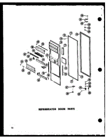 Refrigerator Door Parts parts for Amana Side-By-Side Refrigerator SR25W-A-P60350-27WA from AppliancePartsPros.com