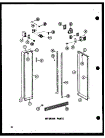 Interior Parts (Sp19w-C / P60350-46Wc) (Sp19w / P60350-46W) (Sp19w-A / P60350-46Wa) (Sp19w-L / P60350-46Wl) (Sp19w-Ag / P60350-46Wg) (Sp17w-Ag / P60350-50Wg) (Sp17w / P60350-50W) (Sp17w-L / P60350-50Wl) (Sp17w-C / P60350-50Wc) (Sp17w-A / P60350-Wa) (Sp17w / P60350-53W) (Sp17w- parts for Amana Side-By-Side Refrigerator SR25W-AG-P73320-17WG from AppliancePartsPros.com