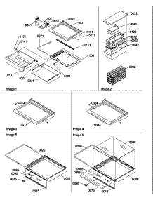 Deli, Shelves, Crisper Assemblies And Accessories parts for Amana Side-By-Side Refrigerator SR520SW-P1183002WW from AppliancePartsPros.com
