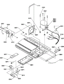 Machine Compartment parts for Amana Side-By-Side Refrigerator SR520SW-P1183002WW from AppliancePartsPros.com