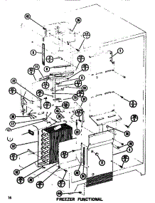 Functional Parts (Freezer) parts for Amana Side-By-Side Refrigerator SR522F-P7700003W from AppliancePartsPros.com