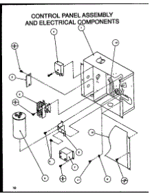 Control Panel Assembly And Electrical Components (Srcf24u01d / P1100001c) (Srcf30u01d / P1100002c) (Srcf36u01d / P1100003c) (Srcf42u01d / P1100004c) (Srcf42u01e / P1100010c) (Srcf42u01f / P1100013c) parts for Amana Central Air Conditioner SRCF30U01D/P1100002C from AppliancePartsPros.com