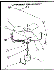 Condenser Fan Assembly (Srcf48u01d / P1100005c) (Srcf48u01e / P1100011c) (Srcf48u03d / P1100006c) (Srcf48u03e / P1100012c) (Srcf60u01d / P1100007c) (Srcf60u03d / P1100008c) parts for Amana Central Air Conditioner SRCF30U01D/P1100002C from AppliancePartsPros.com