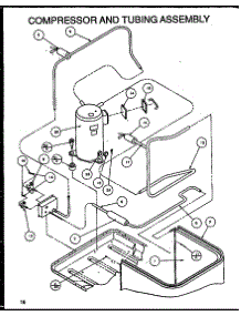 Compressor And Tubing Assembly (Srcf48u01d / P1100005c) (Srcf48u01e / P1100011c) (Srcf48u03d / P1100006c) (Srcf48u03e / P1100012c) (Srcf60u01d / P1100007c) (Srcf60u03d / P1100008c) parts for Amana Central Air Conditioner SRCF36U01D/P1100003C from AppliancePartsPros.com