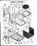 Cabinet Assembly (Srcf48u01d / P1100005c) (Srcf48u01e / P1100011c) (Srcf48u03d / P1100006c) (Srcf48u03e / P1100012c) (Srcf60u01d / P1100007c) (Srcf60u03d / P1100008c)