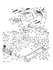 Chassis & Enclosures parts for Husqvarna Front-Engine Lawn Tractor SRD17530-280022 from AppliancePartsPros.com