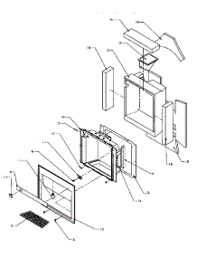 Ice & Water Cavity Assembly parts for Amana Side-By-Side Refrigerator SRD20S4E-P1190801WE from AppliancePartsPros.com