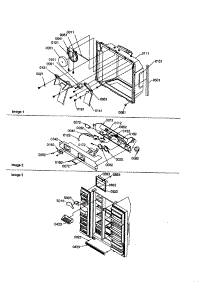Dispenser Cover / Elec. Brkt. Assy. parts for Amana Side-By-Side Refrigerator SRD20S4L-P1190810WL from AppliancePartsPros.com
