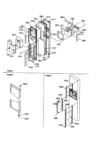 Freezer Door parts for Amana Side-By-Side Refrigerator SRD20S4W-P1190810WW from AppliancePartsPros.com