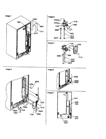 Cabinet Back parts for Amana Side-By-Side Refrigerator SRD20S4W-P1190810WW from AppliancePartsPros.com