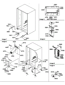 Drain System, Rollers, And Evaporator Assy parts for Amana Side-By-Side Refrigerator SRD20TPE-P1190811WE from AppliancePartsPros.com