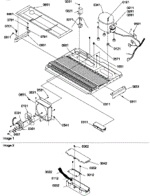 Machine Compartment parts for Amana Side-By-Side Refrigerator SRD22S5L-P1190304WL from AppliancePartsPros.com