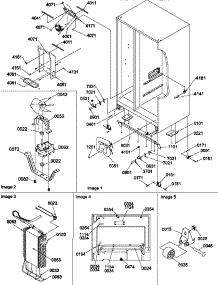 Drain System, Rollers, And Evaporator Assy parts for Amana Side-By-Side Refrigerator SRD22VPSE-P1190322WE from AppliancePartsPros.com