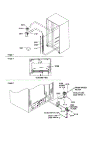 Water Filter parts for Amana Side-By-Side Refrigerator SRD23V-P1315306WL from AppliancePartsPros.com