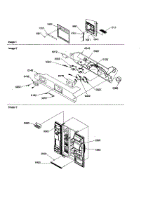 Facade Dispenser Cover / Elec. Brkt parts for Amana Side-By-Side Refrigerator SRD23VE-P1315306WE from AppliancePartsPros.com