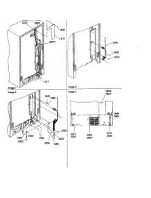 Cabinet Back parts for Amana Side-By-Side Refrigerator SRD23VPE-P1315307WE from AppliancePartsPros.com