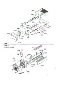 Ice Bucket Auger / Ice Maker parts for Amana Side-By-Side Refrigerator SRD23VPE-P1315307WE from AppliancePartsPros.com