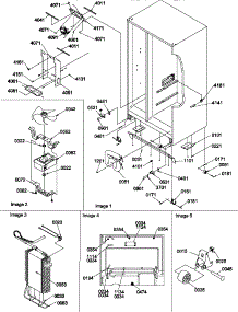 Drain Systems, Rollers, And Evaporator Assy parts for Amana Side-By-Side Refrigerator SRD25S5E-P1190305WE from AppliancePartsPros.com