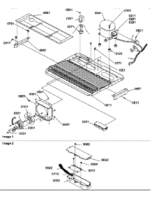 Machine Compartment parts for Amana Side-By-Side Refrigerator SRD25TPL-P1190308WL from AppliancePartsPros.com