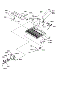 Machine Compartment / Muffler Assy parts for Amana Side-By-Side Refrigerator SRD26VPE-P1315204WE from AppliancePartsPros.com