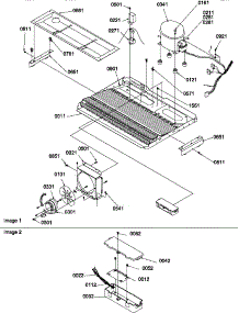 Machine Compartment parts for Amana Side-By-Side Refrigerator SRD27S2E-P1190321WE from AppliancePartsPros.com