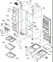 Refrigerator / Freezer Shelves, Lights, And Hinges