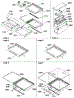 Shelving, Crisper Assemblies And Toe Grille
