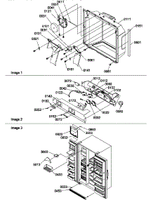Ice & Water Cavity And  Electronic Bracket Assy parts for Amana Side-By-Side Refrigerator SRD27S2L-P1190321WL from AppliancePartsPros.com