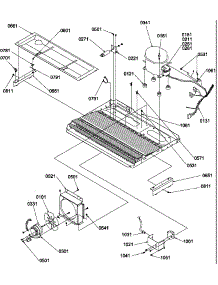 Machine Compartment parts for Amana Side-By-Side Refrigerator SRD325S5E-P1199402WE from AppliancePartsPros.com