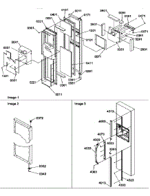 Freezer Door parts for Amana Side-By-Side Refrigerator SRD325S5L-P1307201WL from AppliancePartsPros.com