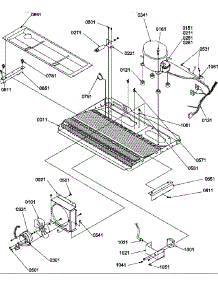 Machine Compartment parts for Amana Side-By-Side Refrigerator SRD325S5L-P1307201WL from AppliancePartsPros.com