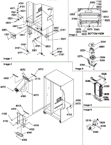 Drain System, Rollers, And Evaporator Assy parts for Amana Side-By-Side Refrigerator SRD325S5L-P1313501WL from AppliancePartsPros.com