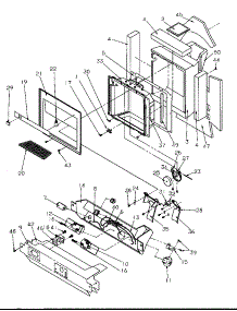 Ice And Water Cavity parts for Amana Side-By-Side Refrigerator SRD325S5W-P1199401WW from AppliancePartsPros.com