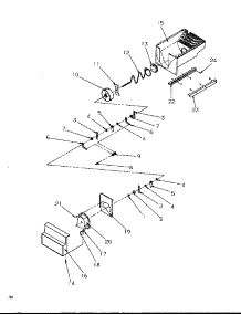 Crushed Ice Bucket parts for Amana Side-By-Side Refrigerator SRD325S5W-P1199401WW from AppliancePartsPros.com