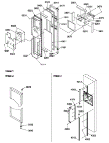 Freezer Door parts for Amana Side-By-Side Refrigerator SRD325S5W-P1199402WW from AppliancePartsPros.com