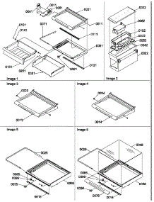 Deli, Shelves, Crisper Assemblies And Accessories parts for Amana Side-By-Side Refrigerator SRD325S5W-P1199402WW from AppliancePartsPros.com