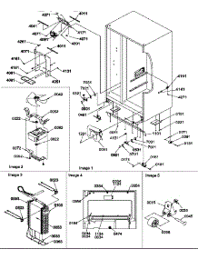 Drain Systems, Rollers, And Evaporator Assy parts for Amana Side-By-Side Refrigerator SRD325S5W-P1307201WW from AppliancePartsPros.com