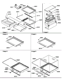 Deli, Shelves, Crisper Assemblies And Accessories parts for Amana Side-By-Side Refrigerator SRD327S3W-P1307104WW from AppliancePartsPros.com