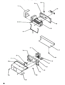 Icemaker parts for Amana Side-By-Side Refrigerator SRD520SE-P1186301WE from AppliancePartsPros.com